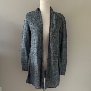 Peruvian Connection Womens Patterned Pima Cotton Open Front Cardigan 
Sz Small
